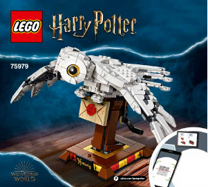Bedienungsanleitung Lego set 75979 Harry Potter Hedwig