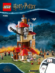Manual de uso Lego set 75980 Harry Potter Ataque en la Madriguera