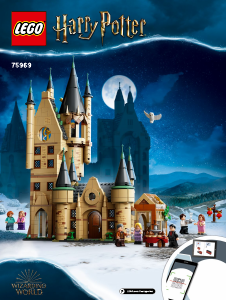 Bruksanvisning Lego set 75969 Harry Potter Hogwarts Astronomitorn