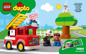 Manual de uso Lego set 10901 Duplo Camión de Bomberos