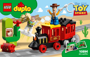 Bruksanvisning Lego set 10894 Duplo Toy Story Tåg