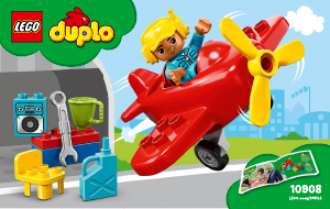 Bedienungsanleitung Lego set 10908 Duplo Flugzeug