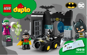 Manuale Lego set 10919 Duplo Batcaverna