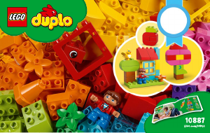 Bruksanvisning Lego set 10887 Duplo Kreativt Skoj