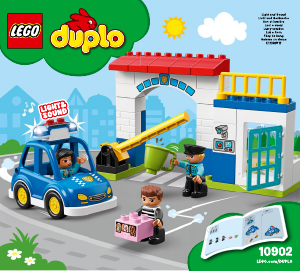 Handleiding Lego set 10902 Duplo Politiebureau