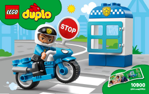 Manuale Lego set 10900 Duplo Moto della Polizia