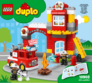 Käyttöohje Lego set 10903 Duplo Paloasema