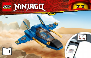 Käyttöohje Lego set 71703 Ninjago Myrskyalustaistelu