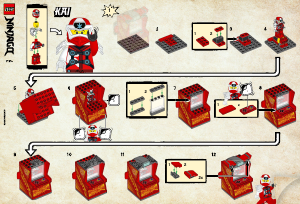 사용 설명서 레고 set 71714 닌자고 카이의 오락기