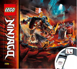 Manuale Lego set 71719 Ninjago Creatura Mino di Zane