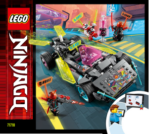 Manual de uso Lego set 71710 Ninjago Coche Ninja Tuneado