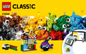 Vadovas Lego set 11003 Classic Kaladėlės ir akys