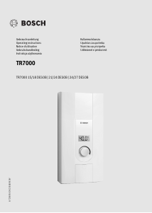 Bedienungsanleitung Bosch TR7000 15/18 DESOB Warmwasserspeicher