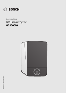 Bedienungsanleitung Bosch GC9000iW 20 E 23 Zentralheizungskessel