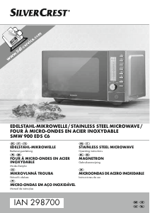 Manual de uso SilverCrest SMW 900 EDS C6 Microondas