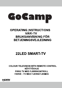 Käyttöohje GoCamp 22LEDSMART LED-televisio