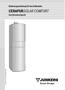 Bedienungsanleitung Junkers CSW 24/75-3 A 23 CerapurSolar-Comfort Zentralheizungskessel