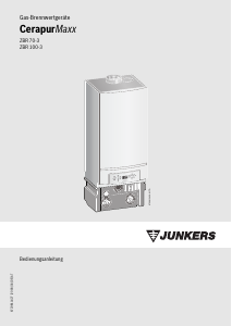 Bedienungsanleitung Junkers ZBR 100-3 A 23 CerapurMaxx Zentralheizungskessel