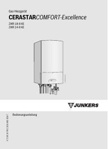 Bedienungsanleitung Junkers ZWR 18-8 KE 23 CerastarComfort-Excellence Zentralheizungskessel