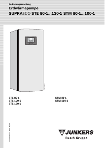 Bedienungsanleitung Junkers STE 130-1 Supraeco Wärmepumpe