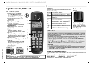 Manual Gigaset A220A Trio Wireless Phone