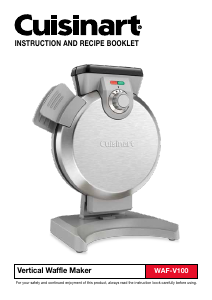 Manual Cuisinart WAF-V100 Waffle Maker