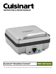 Manual Cuisinart WAF-300 Waffle Maker