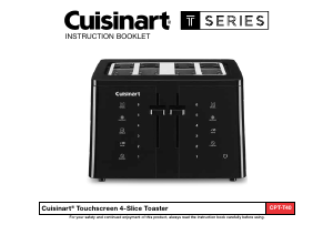 Handleiding Cuisinart CPT-T40 Broodrooster