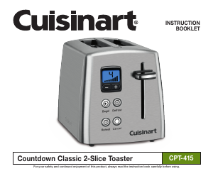 Handleiding Cuisinart CPT-415 Broodrooster