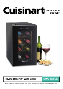 Handleiding Cuisinart CWC-800CE Wijnklimaatkast