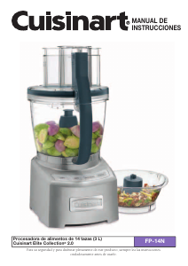 Manual Cuisinart FP-14DCN Food Processor