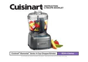 Manual de uso Cuisinart ECH-4SV Robot de cocina