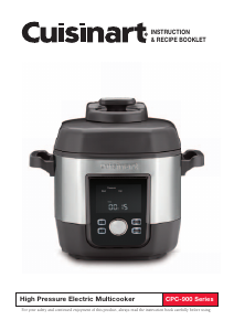 Manual Cuisinart CPC-900 Pressure Cooker