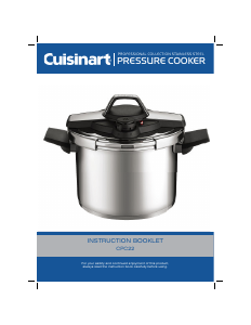 Handleiding Cuisinart CPC22-8 Snelkookpan