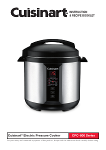 Handleiding Cuisinart CPC-800 Snelkookpan