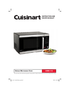 Manual Cuisinart CMW-110 Microwave