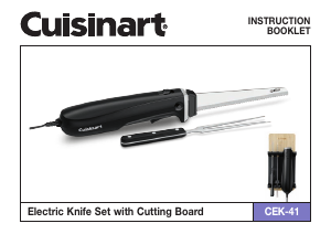 Manual Cuisinart CEK-41 Electric Knife