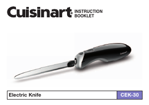 Manual Cuisinart CEK-30 Electric Knife