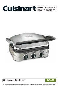 Handleiding Cuisinart GR-4N Contactgrill