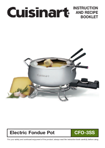 Handleiding Cuisinart CFO-3SS Fondueset