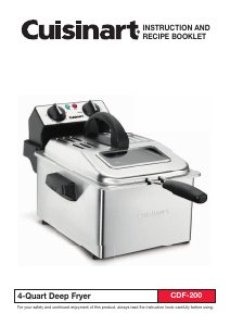 Manual Cuisinart CDF-200 Deep Fryer