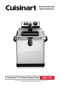 Handleiding Cuisinart CDF-170 Friteuse