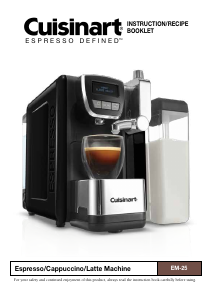 Manual Cuisinart EM-25 Espresso Machine