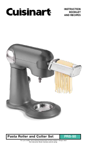Manual Cuisinart PRS-50 Pasta Machine
