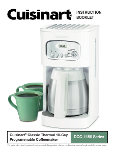 Manual Cuisinart DCC-1150BK Coffee Machine