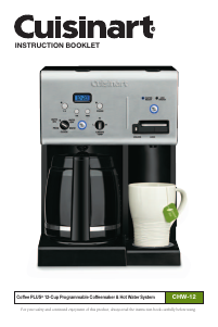 Handleiding Cuisinart CHW-12 Koffiezetapparaat