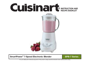 Handleiding Cuisinart SPB-7CH Blender