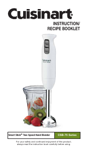 Manual Cuisinart CSB-75R Hand Blender