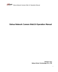 Manual Dahua IPC-PDBW8800-A180 IP Camera