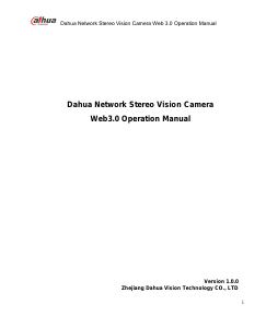 Manual Dahua IPC-PDBW5831-B360 IP Camera